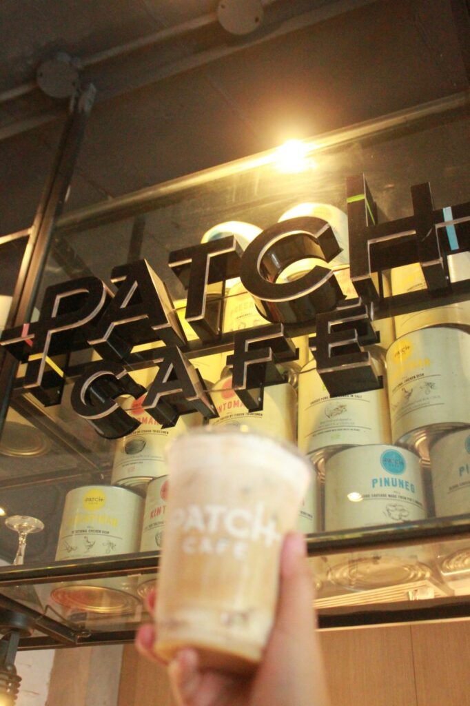 Spanish latte inside Patch Cafe. Photo by Ace Martin (BHF Marketing)